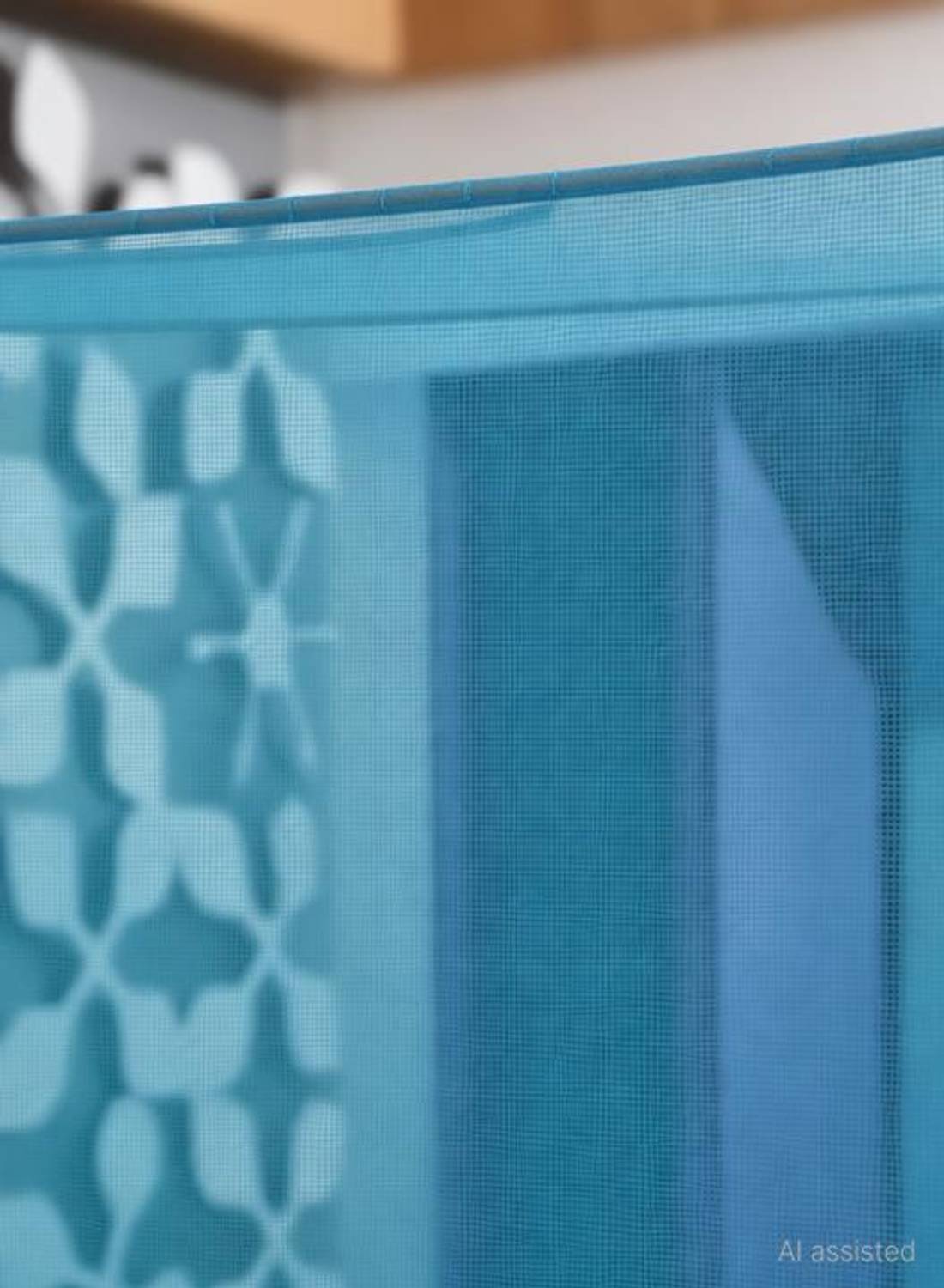 Pappu Single Bed Blue Mosquito Net - Image 3