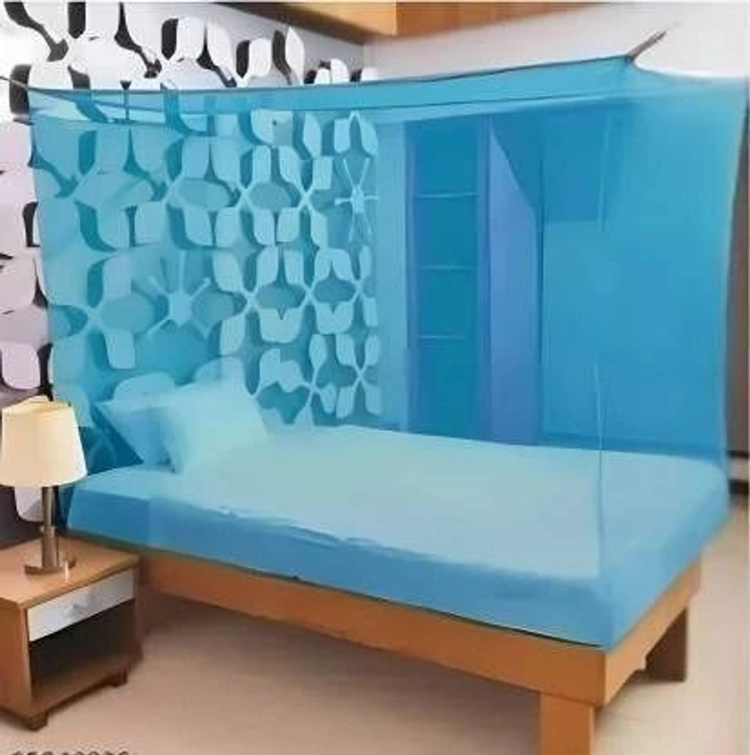 Pappu Single Bed Blue Mosquito Net - Image 4