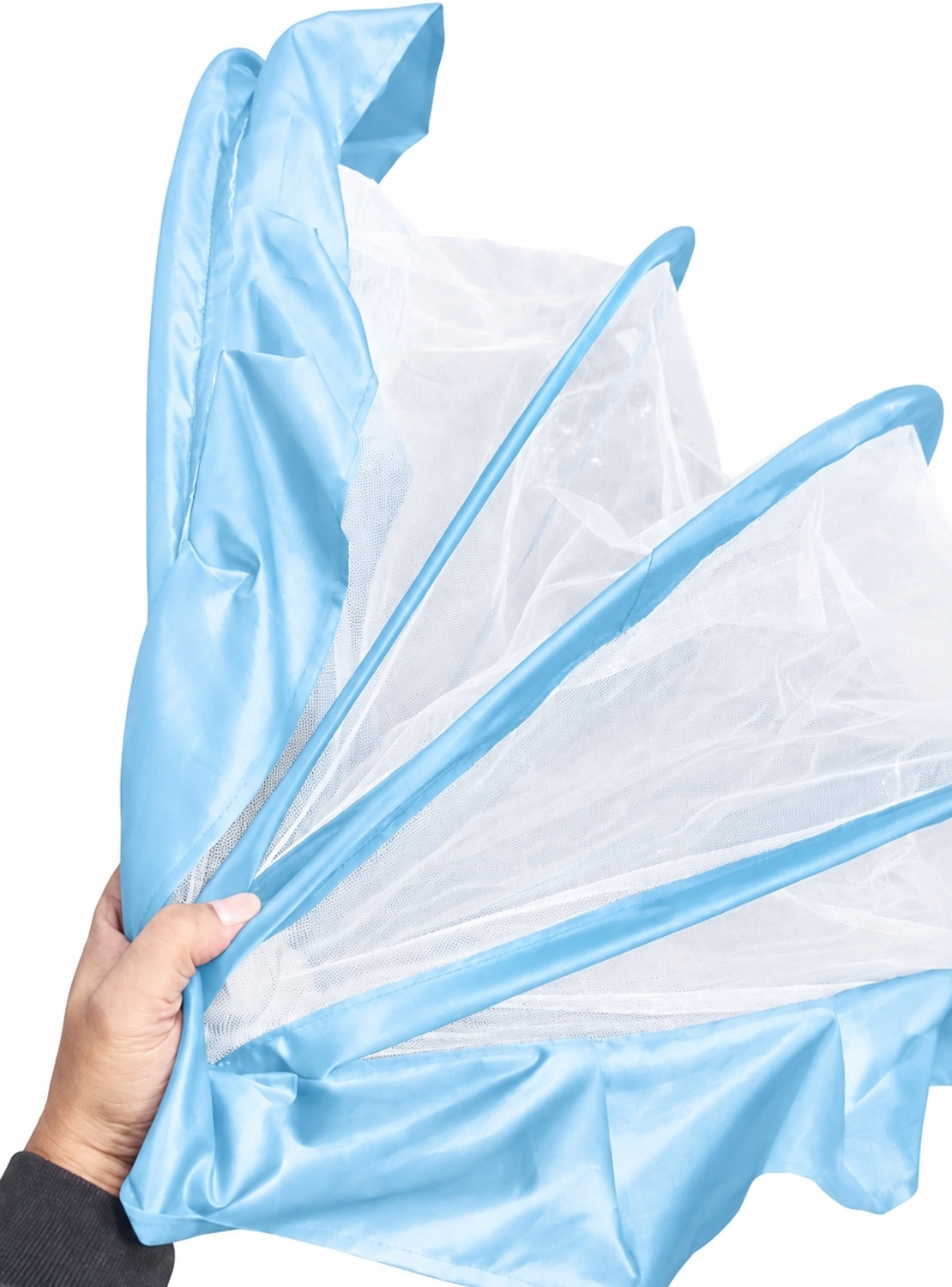 Image of Rus enterprise SafeHaven Portable Baby Mosquito Net HDPE - High Density Poly Ethylene Washable Infants Mosquito Net