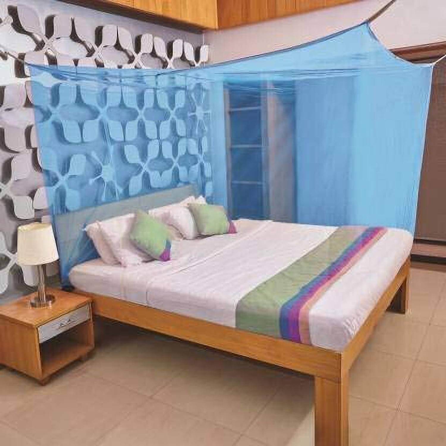 FABRICNET Mosquitonet_tent_PEWE303 Polyester Washable Adults Mosquito Net