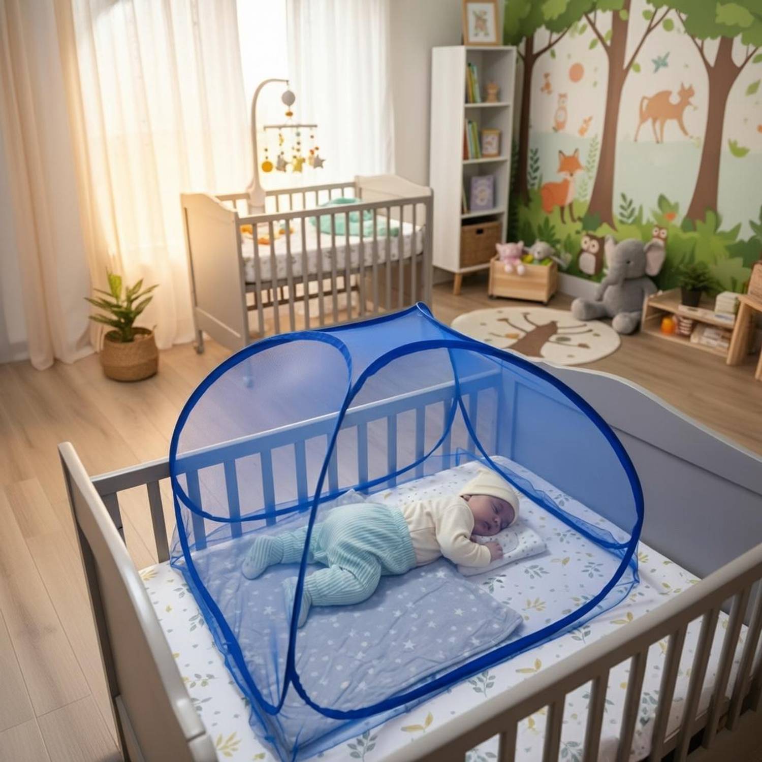 Bismillah Pop Up Baby Mosquito Net HDPE - High Density Poly Ethylene Washable Kids Mosquito Net