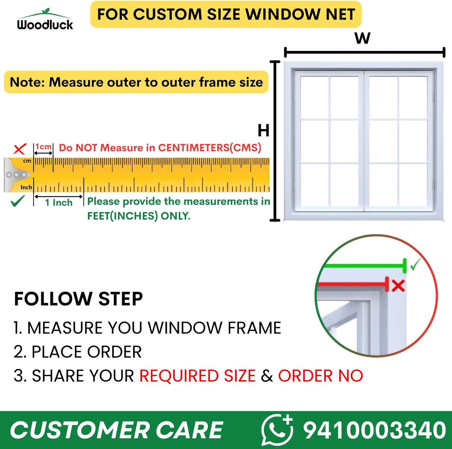 Image of Woodluck Pre-Stitched | Zipper Mosquito Net for Window Fibre Washable Adults Mosquito Net