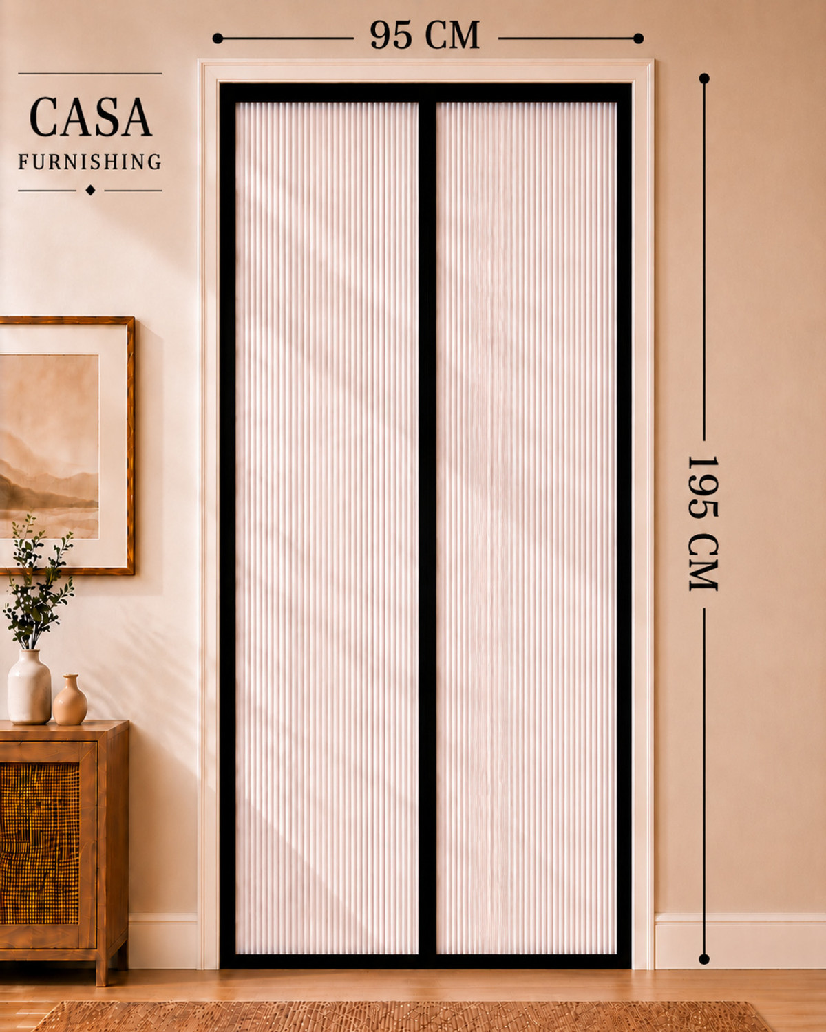 Image of CASA FURNISHING MDNT-PRT-D04 Polyester Washable Adults Mosquito Net