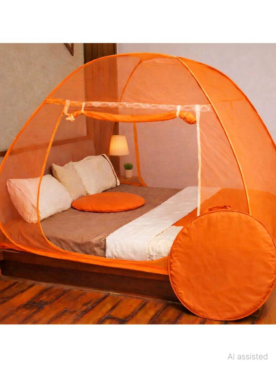 Amprar Polyester Adults Net Double bed Polyester Adults Mosquito Net