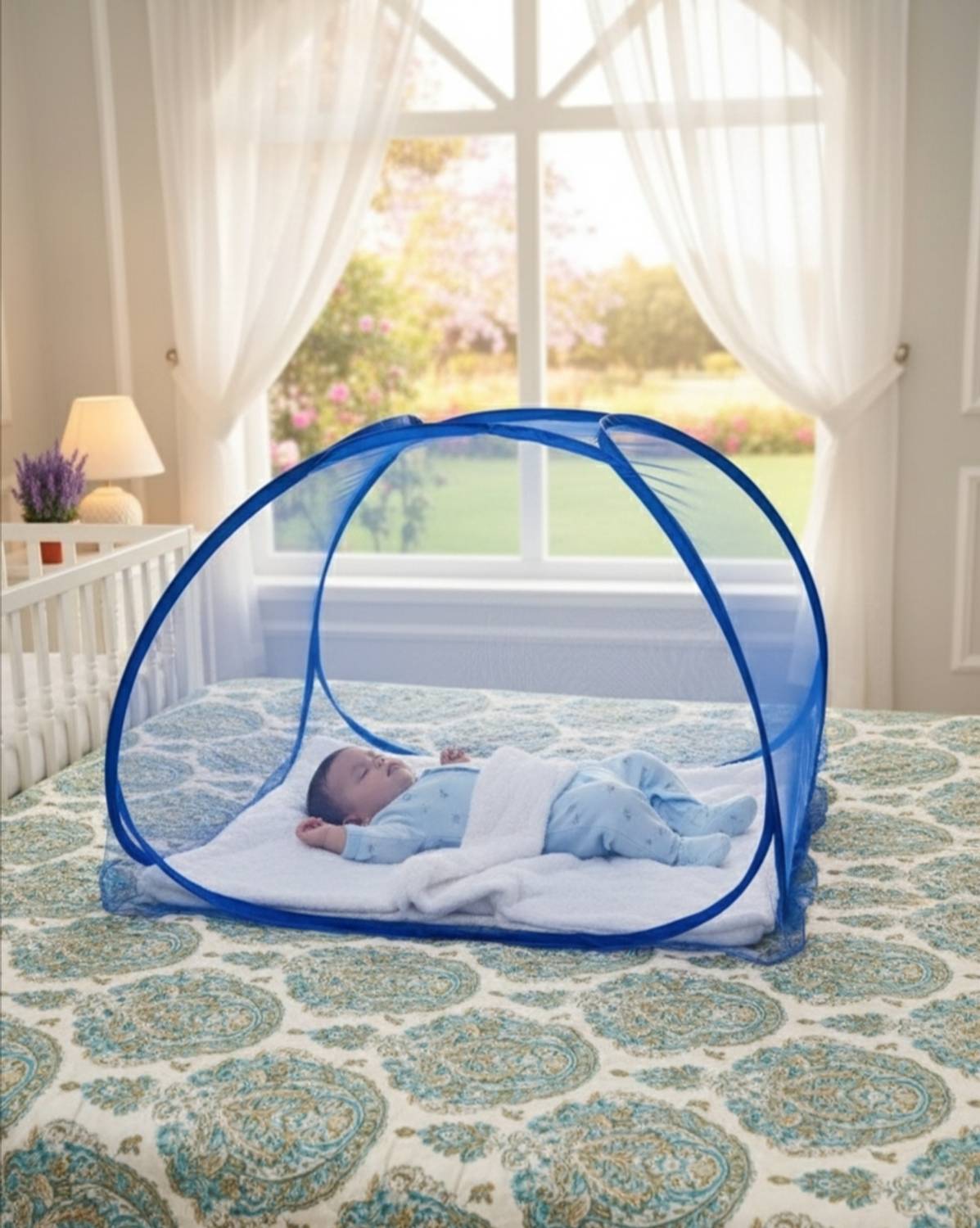 Bismillah Baby Mosquito Net HDPE - High Density Poly Ethylene Washable Kids Mosquito Net