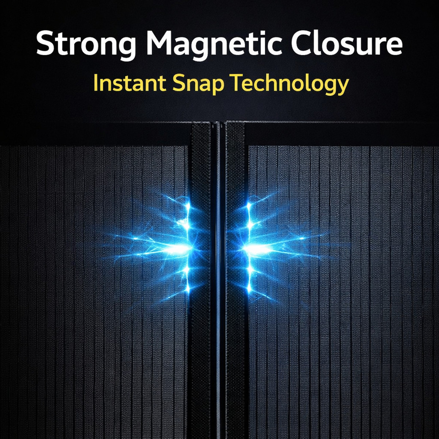 Image of VEENOVA Premium Magnet Curtains for Door for Large Doors Polyester Washable Adults Mosquito Net