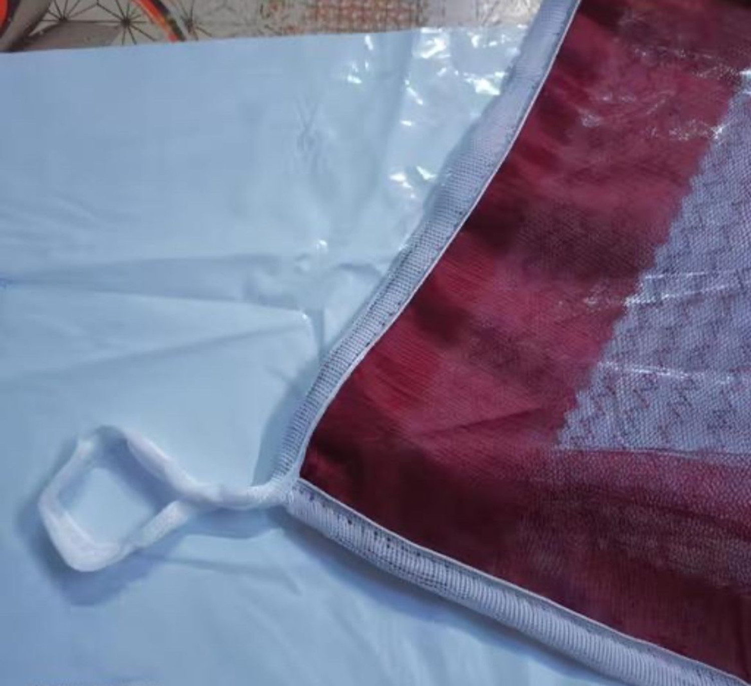 Image of Robi 907 RED PLAN 8FT X 8FT Cotton Washable Adults Mosquito Net