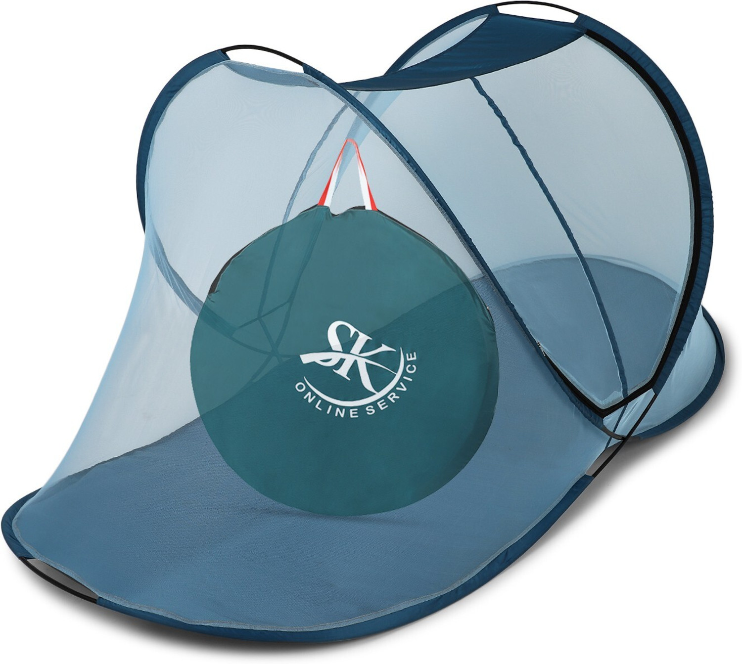 Image of AL HADI EMPORIUM Hadi Polyester Foldable Single bed mosquito net with cloth base for adults Polyester Washable Adults Mosquito Net