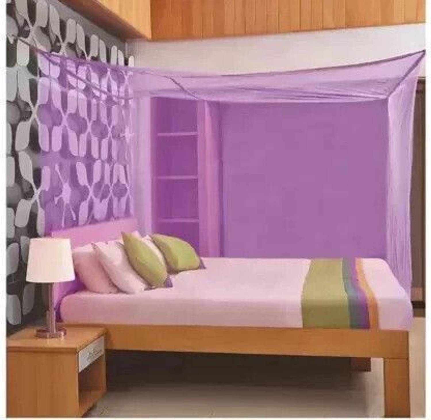 Aadya Fashion Plain Net HDPE - High Density Poly Ethylene Washable Adults Mosquito Net