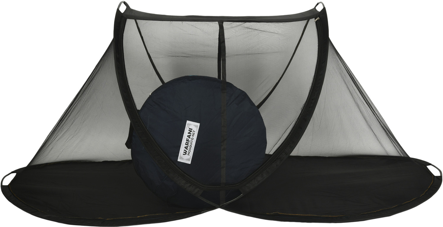 Image of WARFANI BIG ZIPPER HEAVY QUALITY OF IT'S COTTON CLOTHES WITH POLYESTER MAHARANI NET Polyester Washable Adults Mosquito Net
