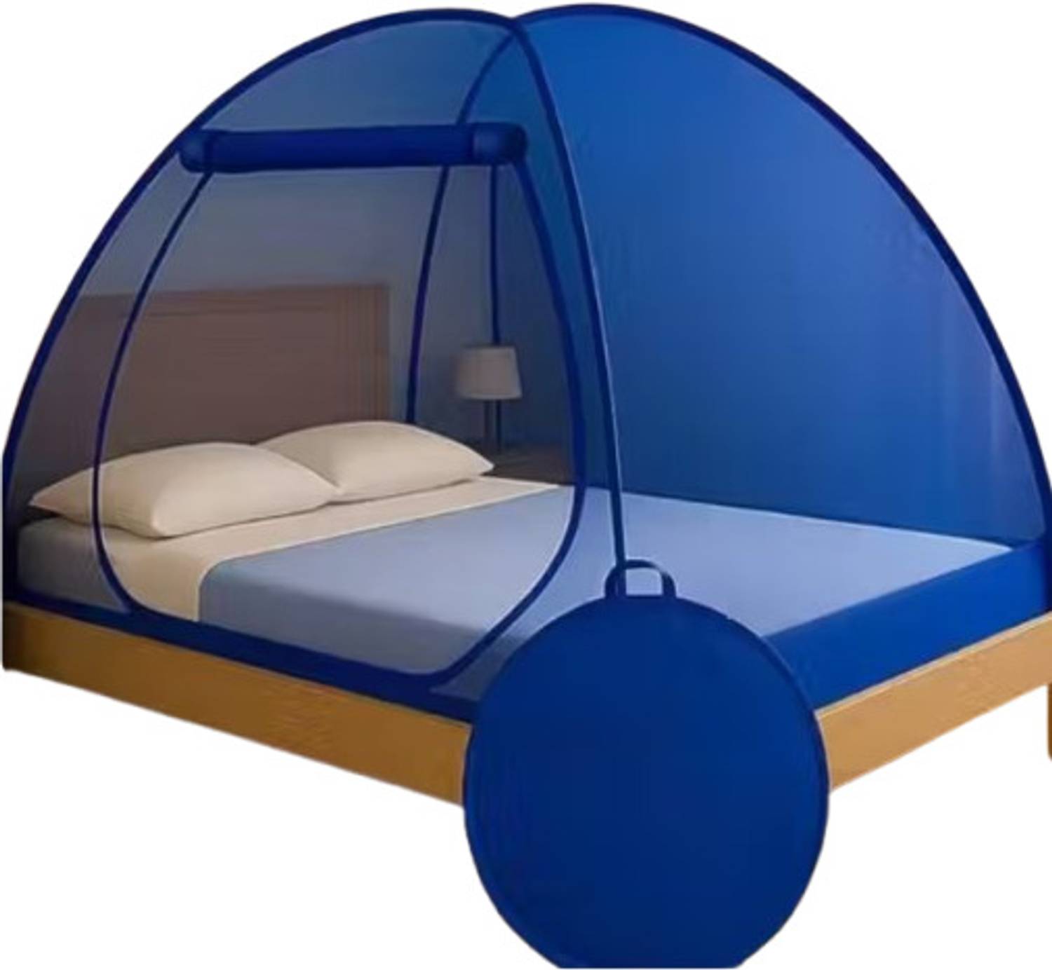 Adbra Bharat enterprises Mosquito net double bed king size moskit net Polyester Washable Adults Mosquito Net