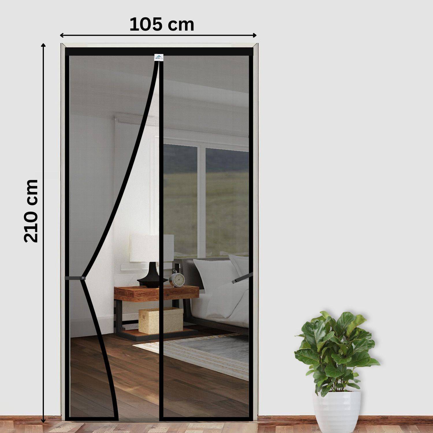 Lifekrafts Auto-Closing Magnetic Door Mosquito Net
