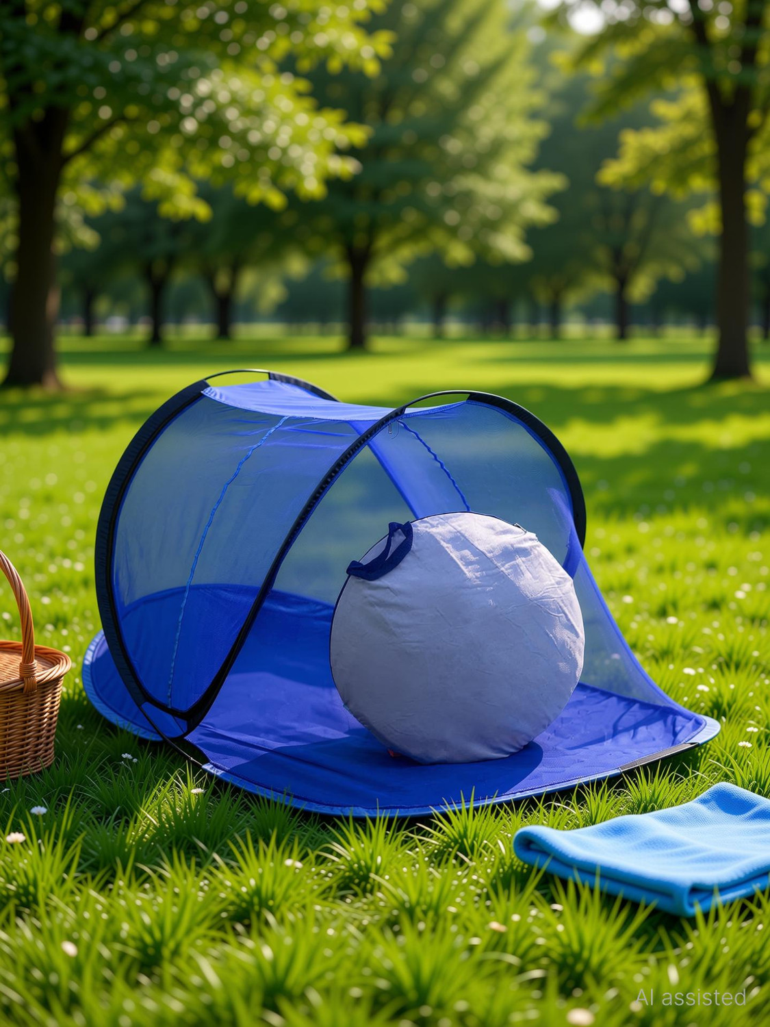 Image of Rsmosquito NAVY BLUE SINGLE Polyester Washable Adults Mosquito Net