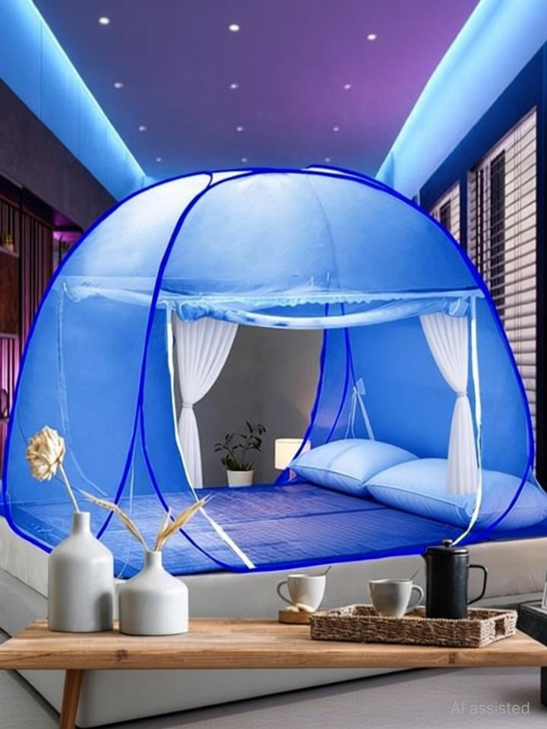 Image of Mosq Creation 4533333 Polyester Washable Adults Mosquito Net