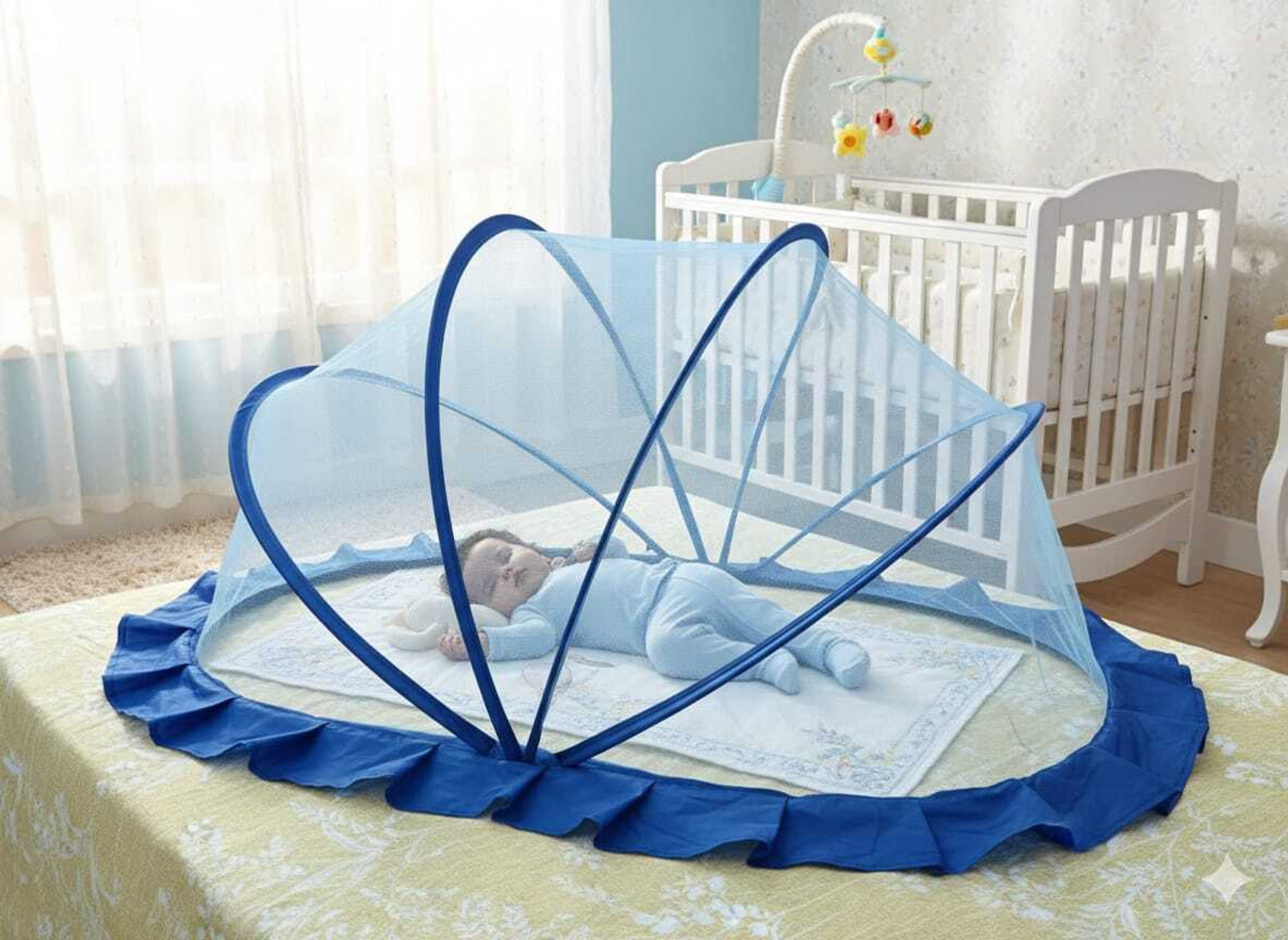 Image of Mart Akasicrib infant baby mosquito net Polyester Washable Kids Mosquito Net