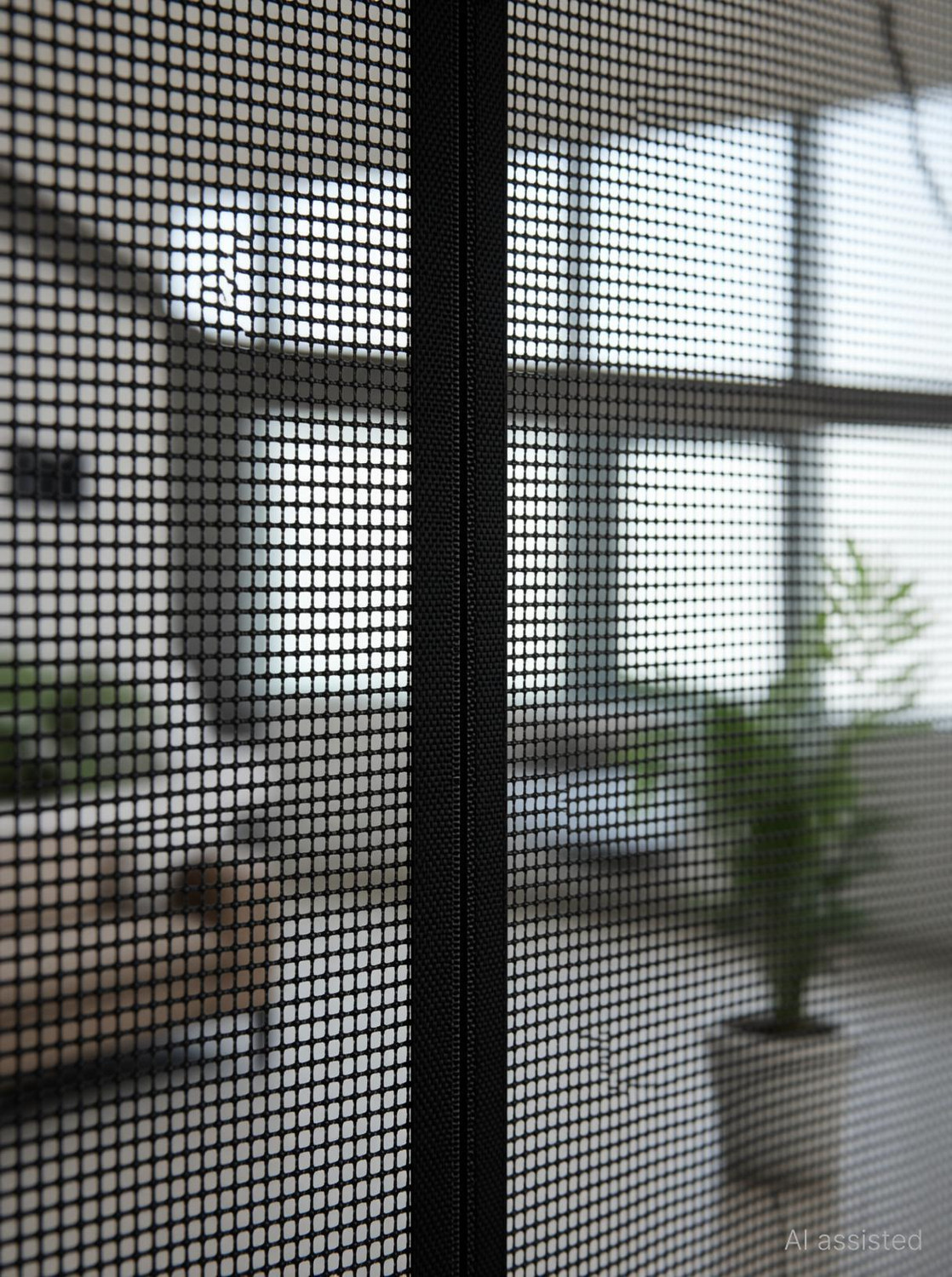 Image of Twolight Auto-Closing Magnetic Door Polyester Washable Adults Mosquito Net
