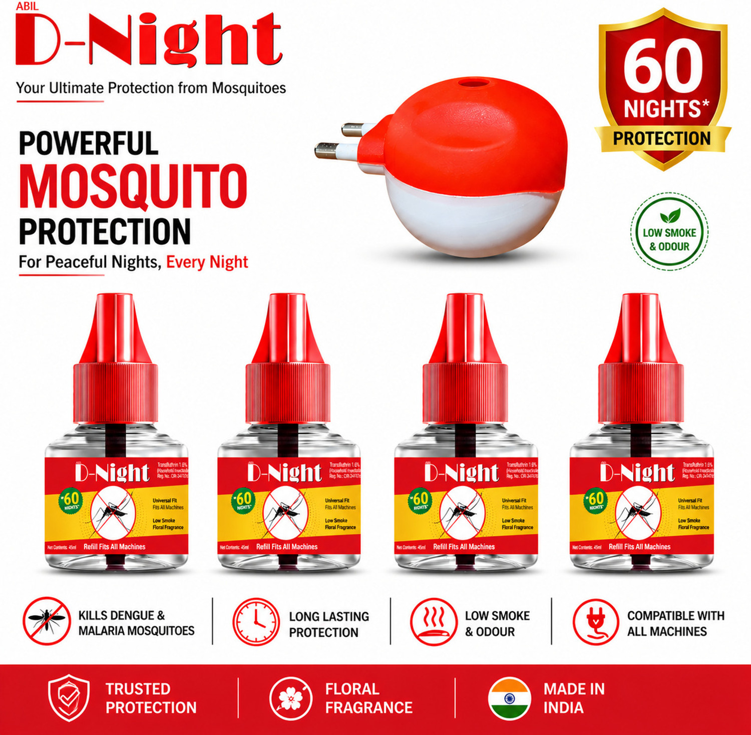 Image of D-Night Ultra Pack Mosquito Vaporiser Refill