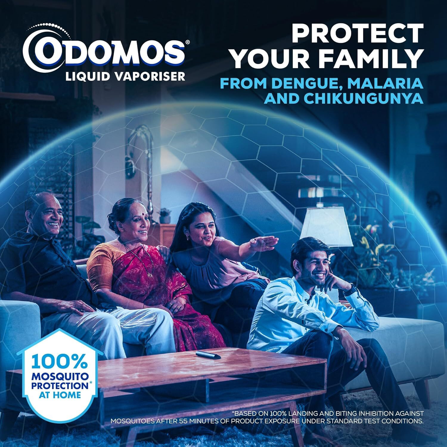 Image of Odomos Universal|Mosquito Repellent|100% Protection|Fits all standard machines|45ml x 6 Mosquito Vaporiser Refill