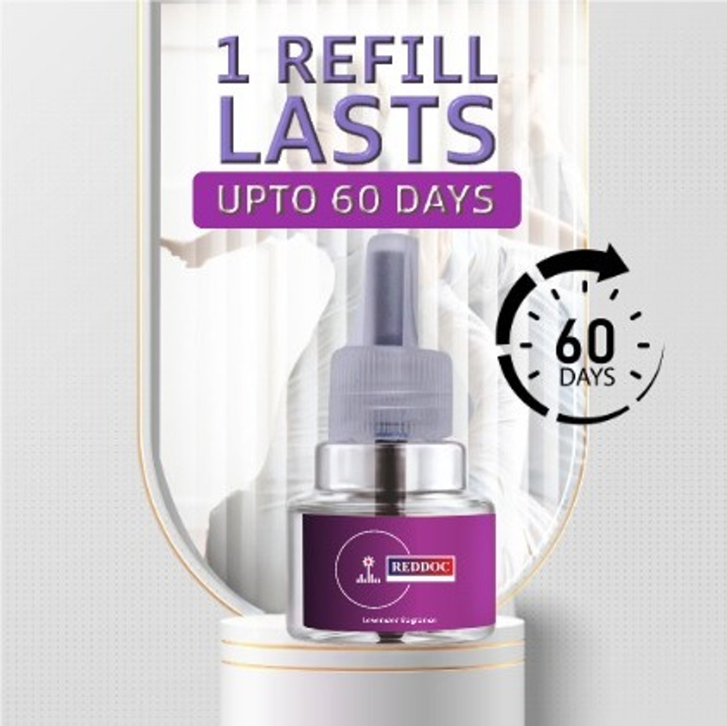 Image of reddoc MOS-VAP-PURPLE-REFILL&MACHINE-3 Mosquito Vaporiser
