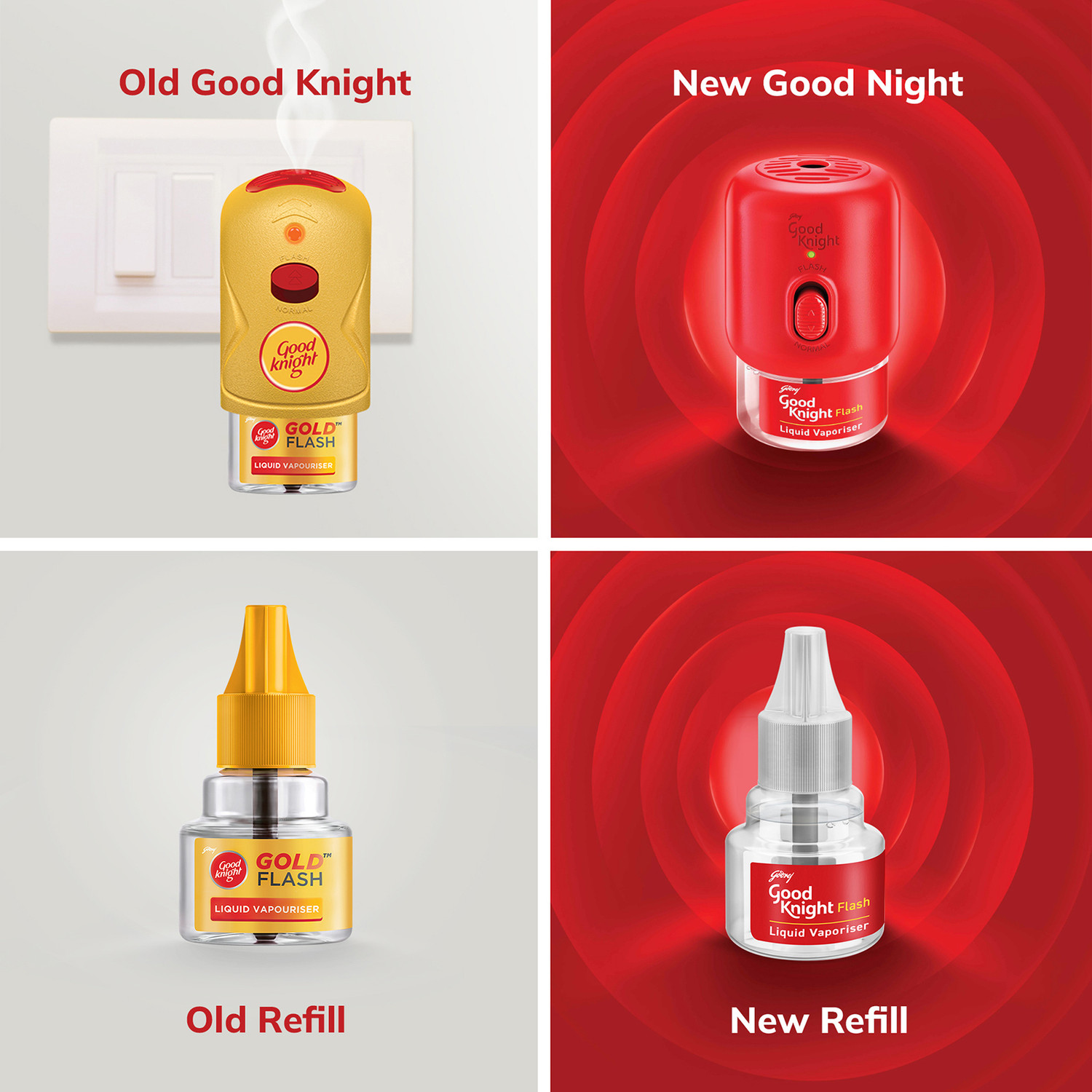 Image of Good Knight Gold Flash Repellent Liquid Mosquito Vaporiser Refill