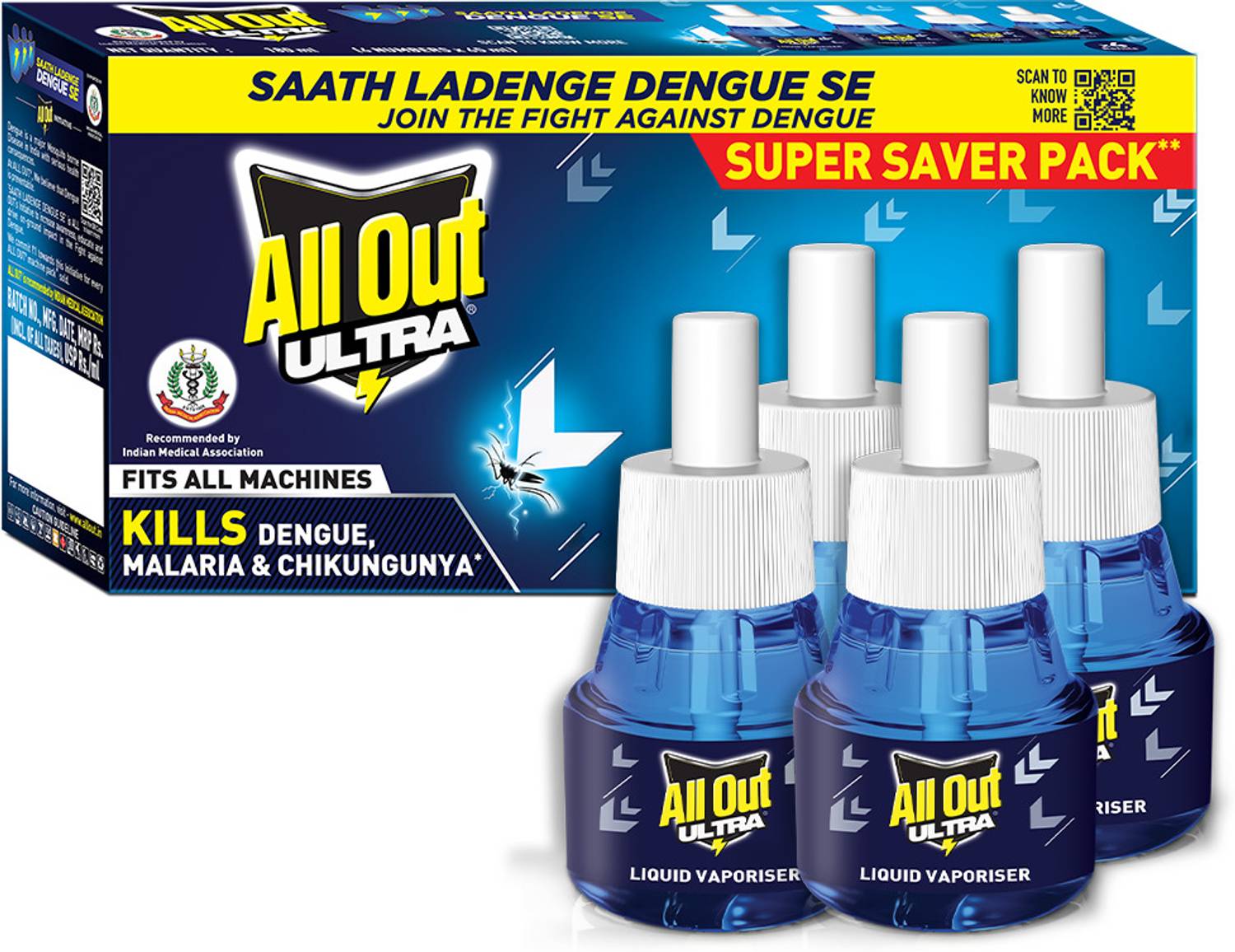 All Out 380891 Mosquito Vaporiser Refill
