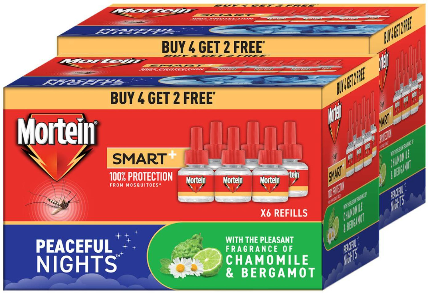 Image of Mortein MORTN 45ML UNIB4G2 Mosquito Vaporiser Refill