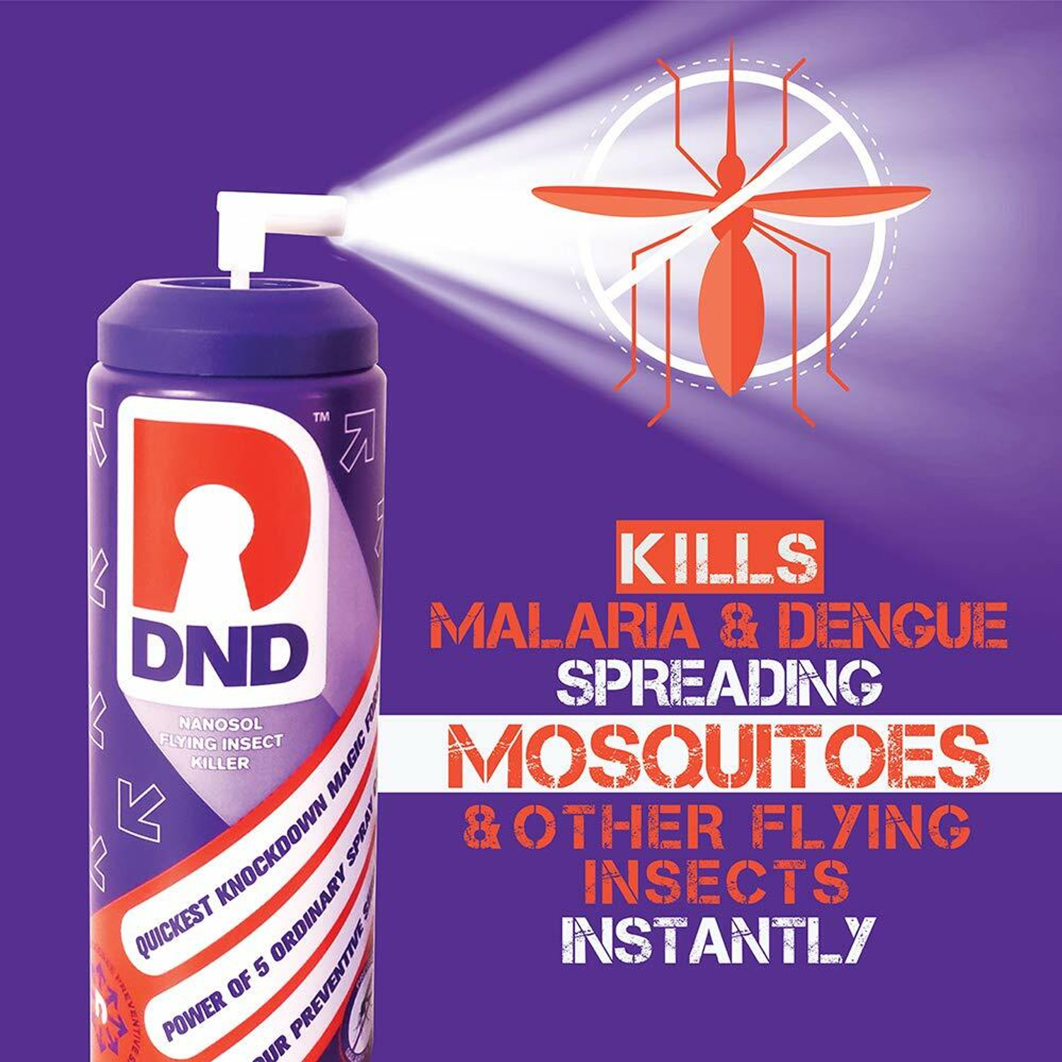 Image of DND Nanosol Flying Insect Killer | Mosquito Repellent Spray | Mosquito Vaporiser