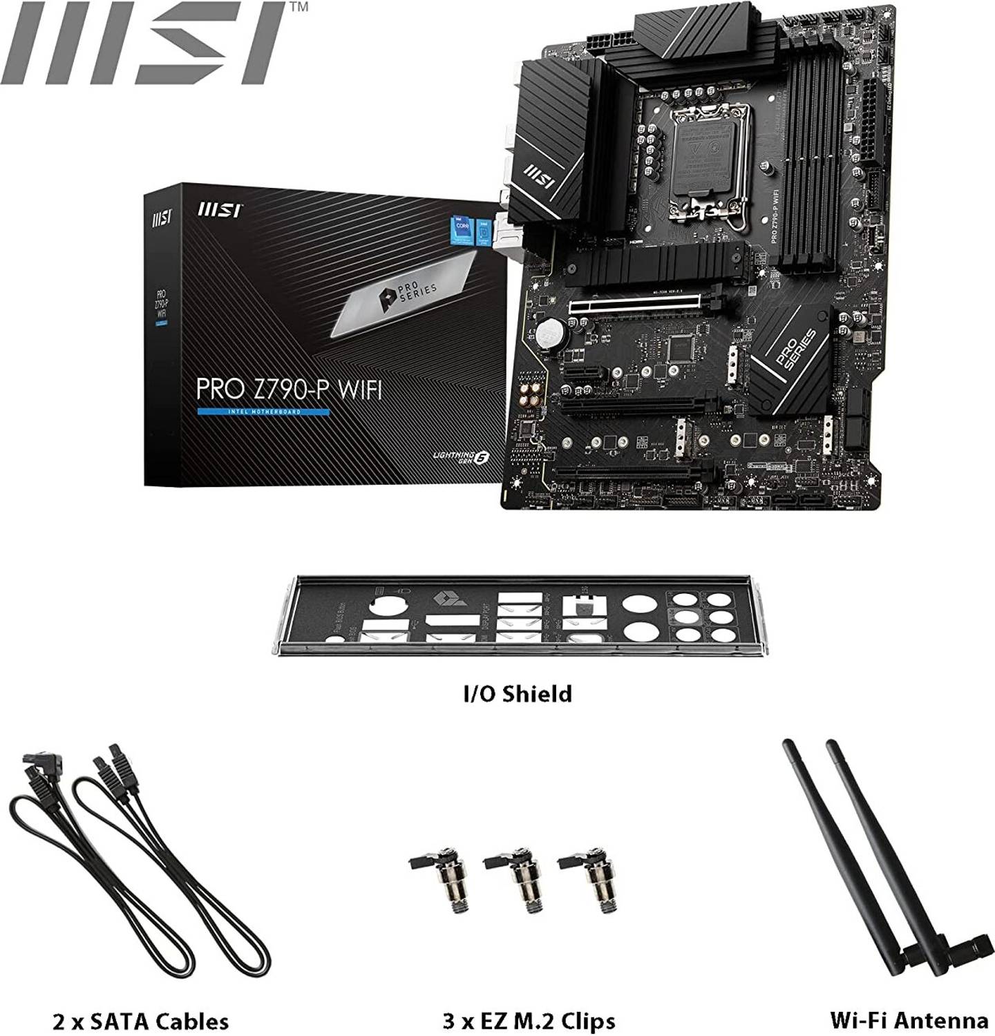 MSI PRO Z790-P WIFI LGA 1700Socket ATX Intel Z790 Chipset DDR5