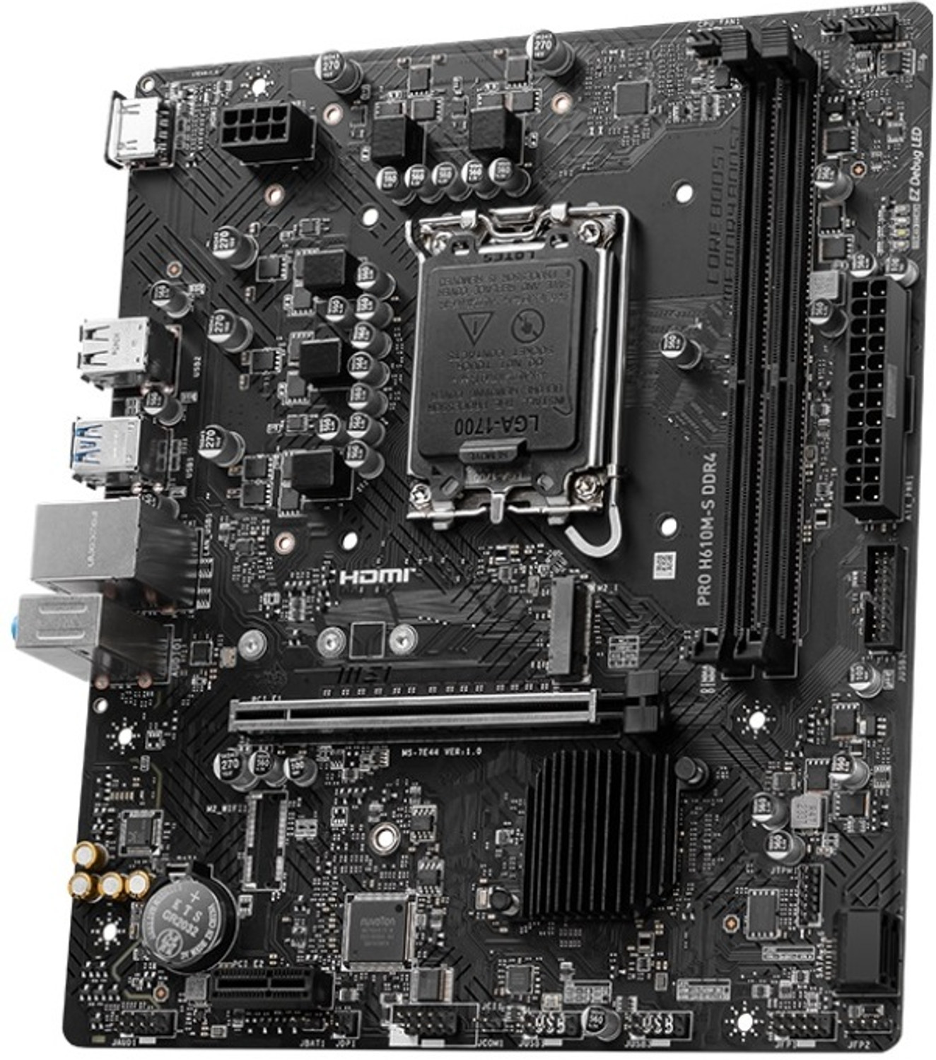 Image of MSI H610M-S DDR4 LGA 1700Socket Micro-ATX Intel H610 Chipset DDR4 Motherboard for Desktop