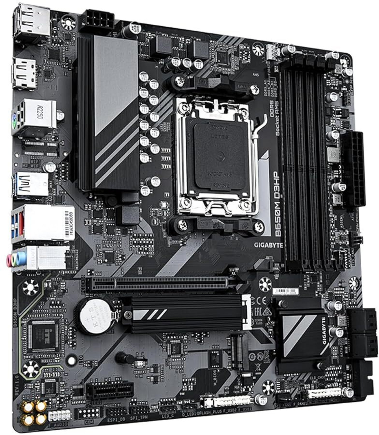 Image of GIGABYTE B650M D3HP AM5 / LGA 1718 / AMD / B650 / Micro ATX / DDR5 AM5Socket Micro-ATX AMD B650 Chipset DDR5 Motherboard for Desktop