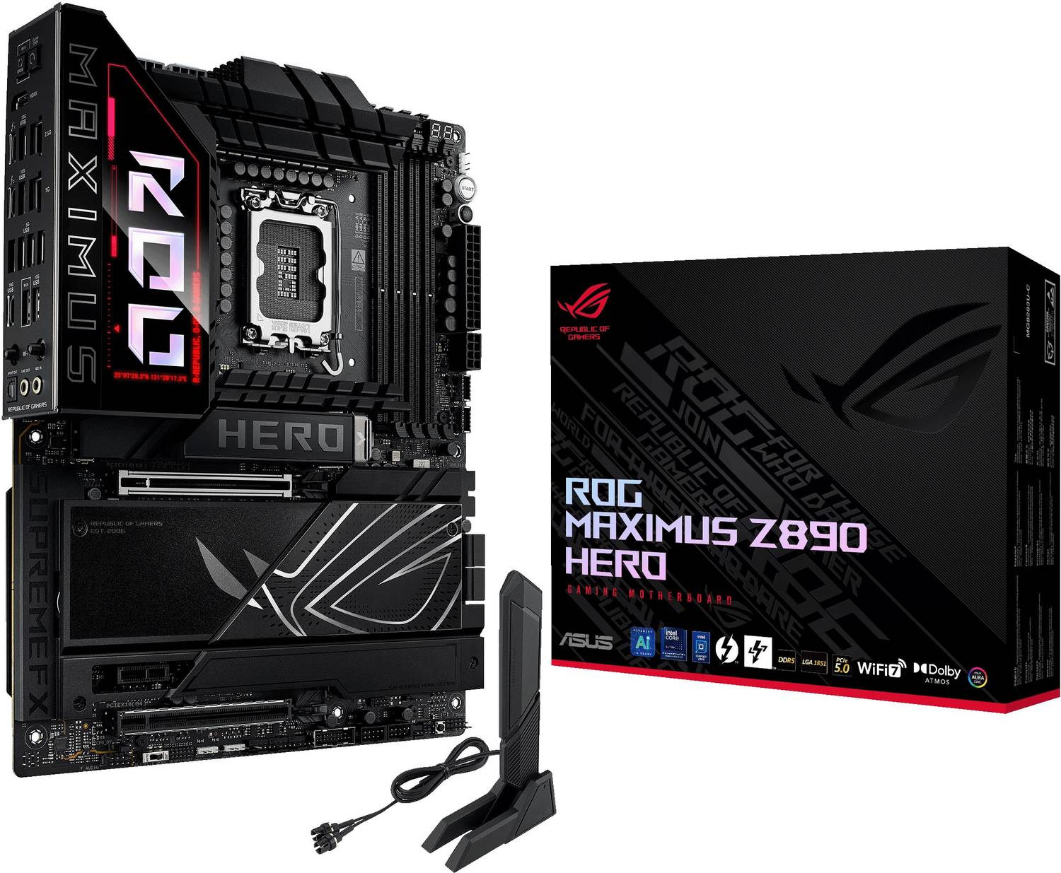 ASUS ROG Maximus Z890 Hero LGA 1851Socket ATX Intel Z890 Chipset
