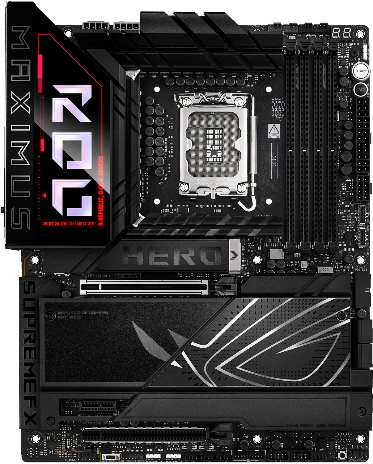 Image of ASUS ROG Maximus Z890 Hero LGA 1851Socket ATX Intel Z890 Chipset DDR5 Motherboard for Desktop