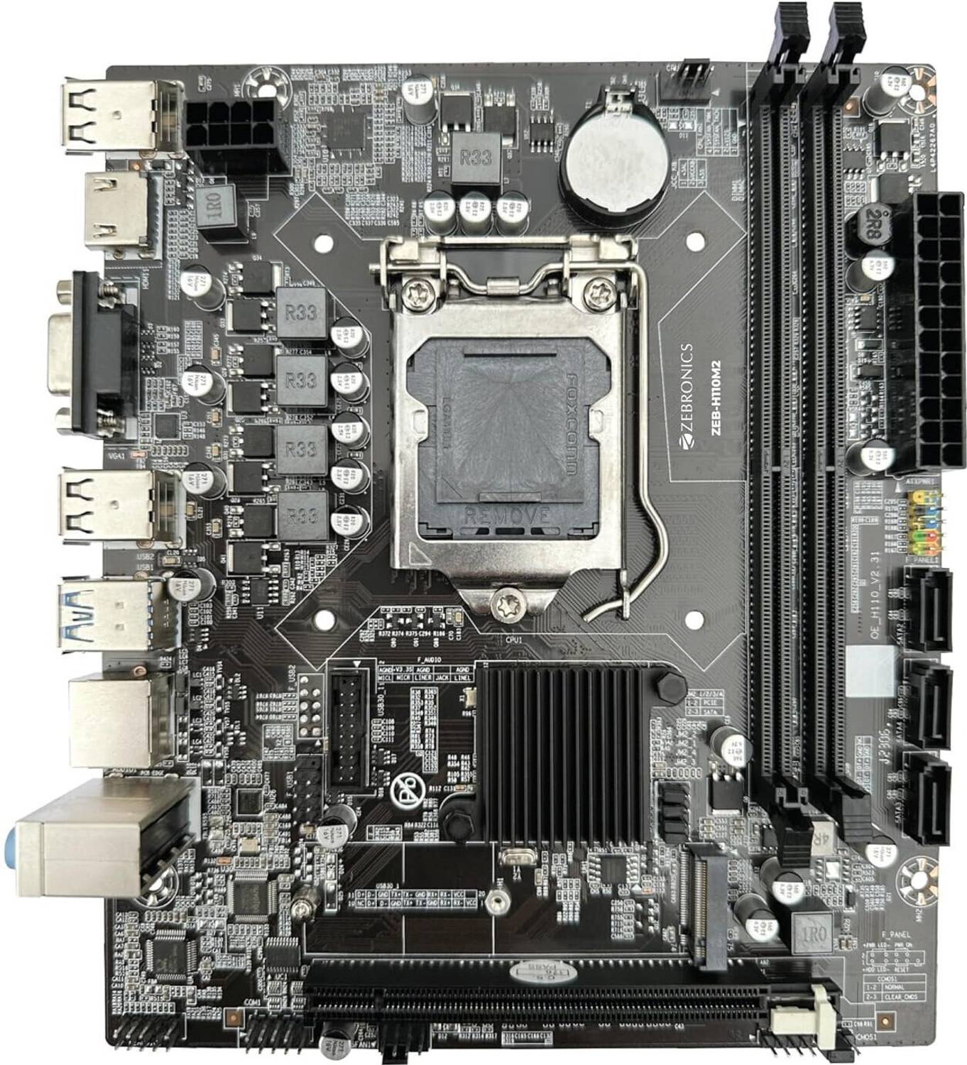 ZEBRONICS H110M2 Micro-ATX Motherboard - Image 2