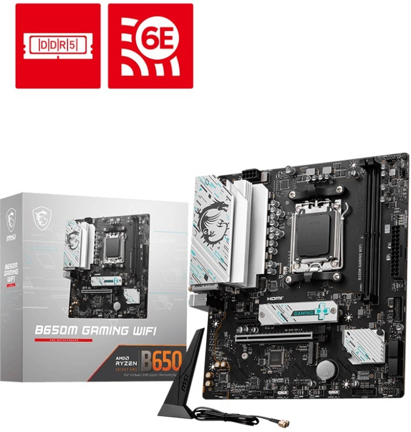 MSI B650M Gaming WiFi DDR5 Motherboard - Image 2