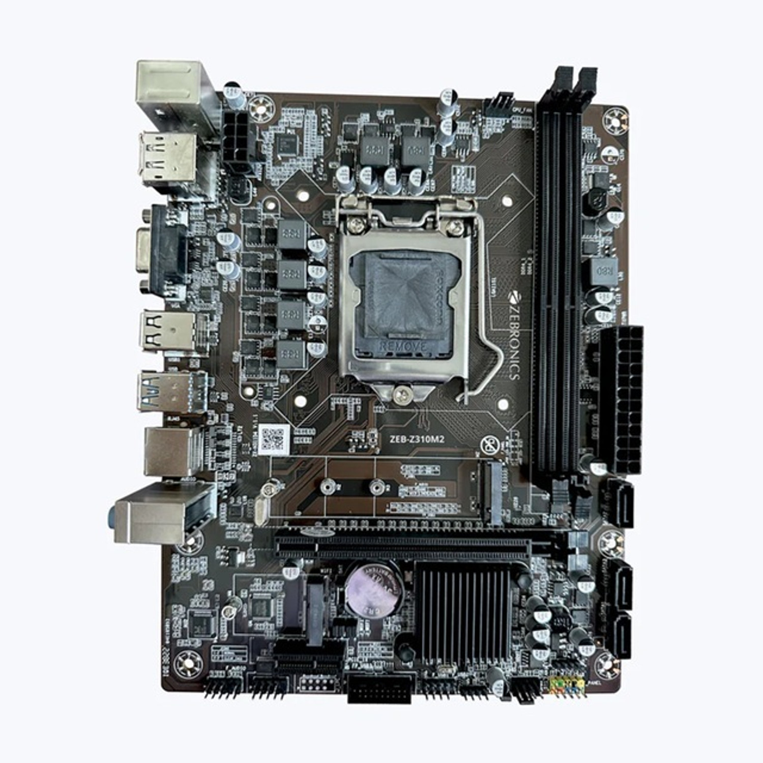 Image of ZEBRONICS ZEB H310 LGA1151Socket Micro-ATX Intel H310 Chipset DDR4 Motherboard for Desktop