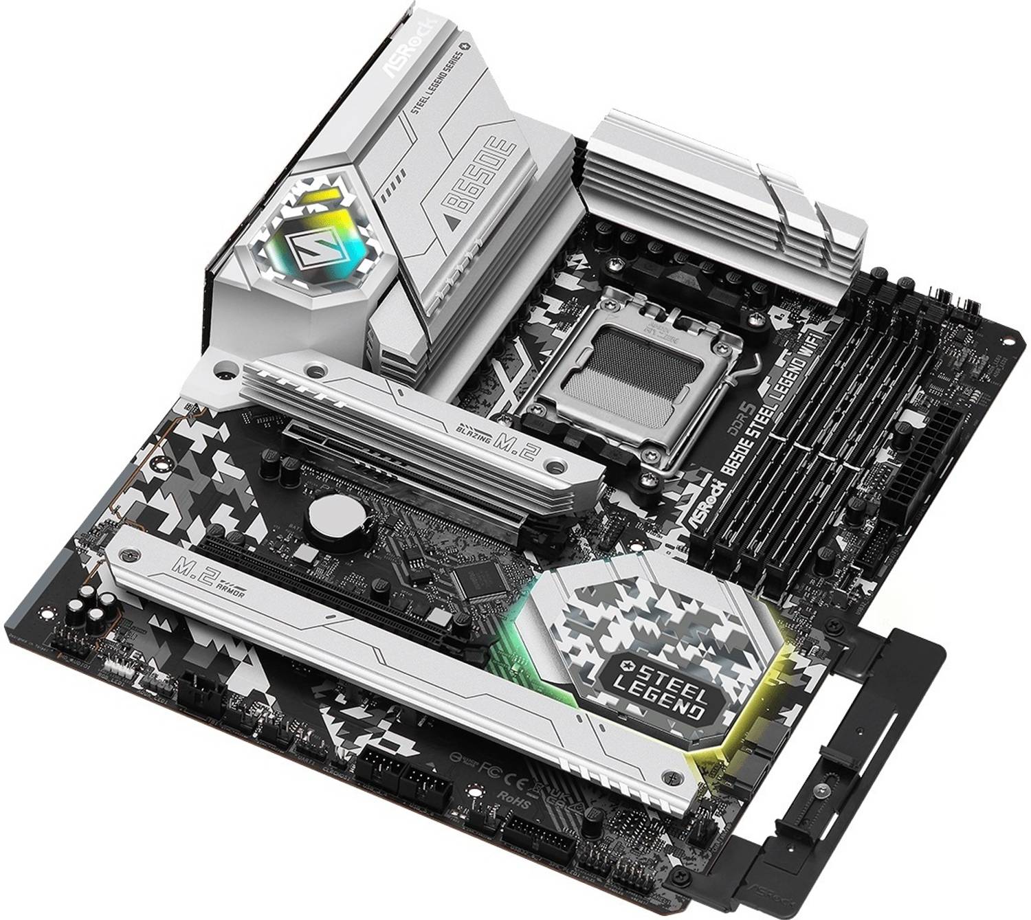 ASRock B650E Steel Legend AM5Socket ATX AMD B650 Chipset DDR5