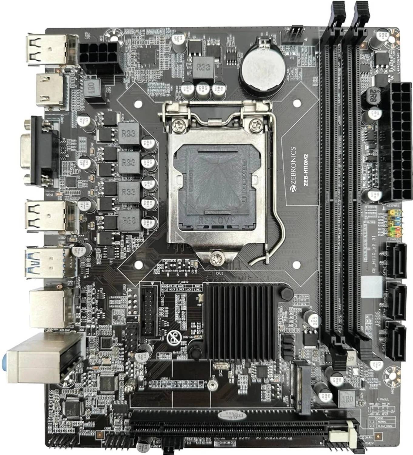 ZEBRONICS H110M2 Micro-ATX Motherboard - Image 1