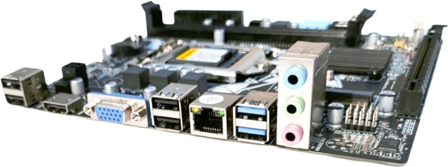 Image of ZEBRONICS H81M2 MOTHERBOARD DDR3 LGA1151Socket ATX Intel H81 Express Chipset DDR3 Motherboard for Desktop
