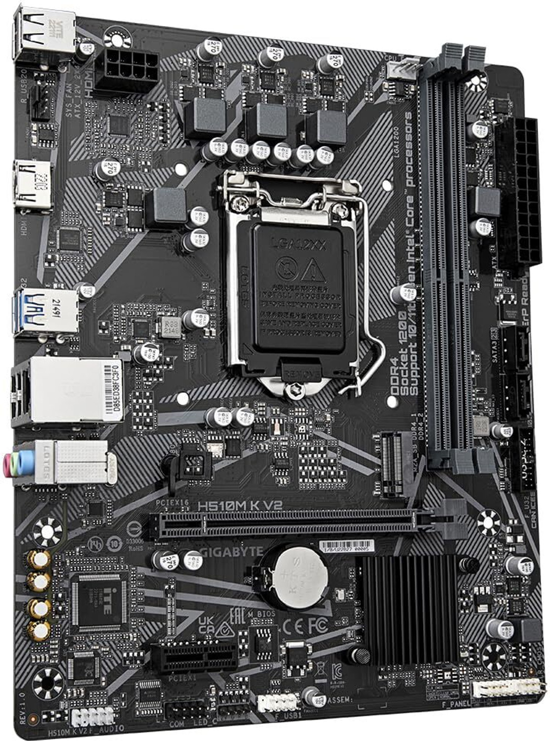 Image of GIGABYTE H510M K V2 LGA 1200Socket Micro-ATX Intel H470 Chipset DDR4 Motherboard for Desktop