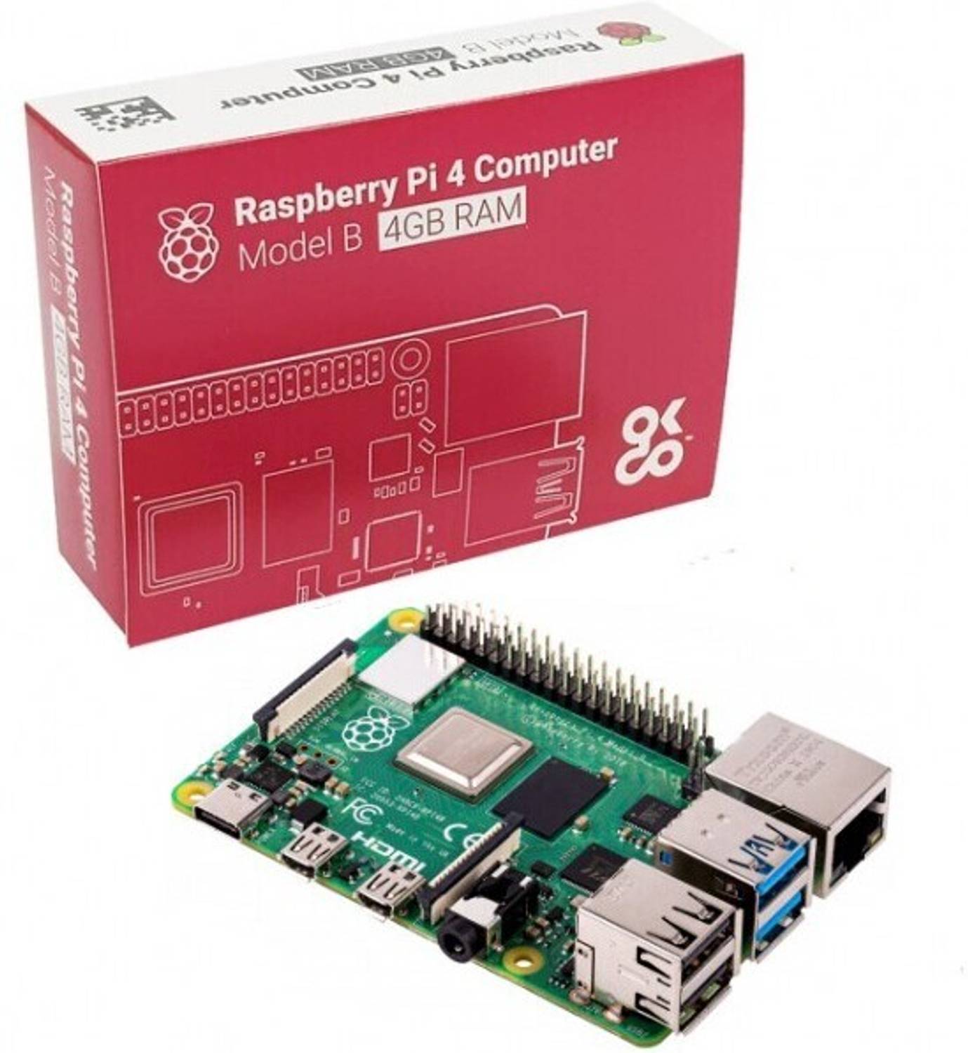 Raspberry Pi 4-Model B 4GB RAM | DDR4 TR4Socket Nano-ITX Intel