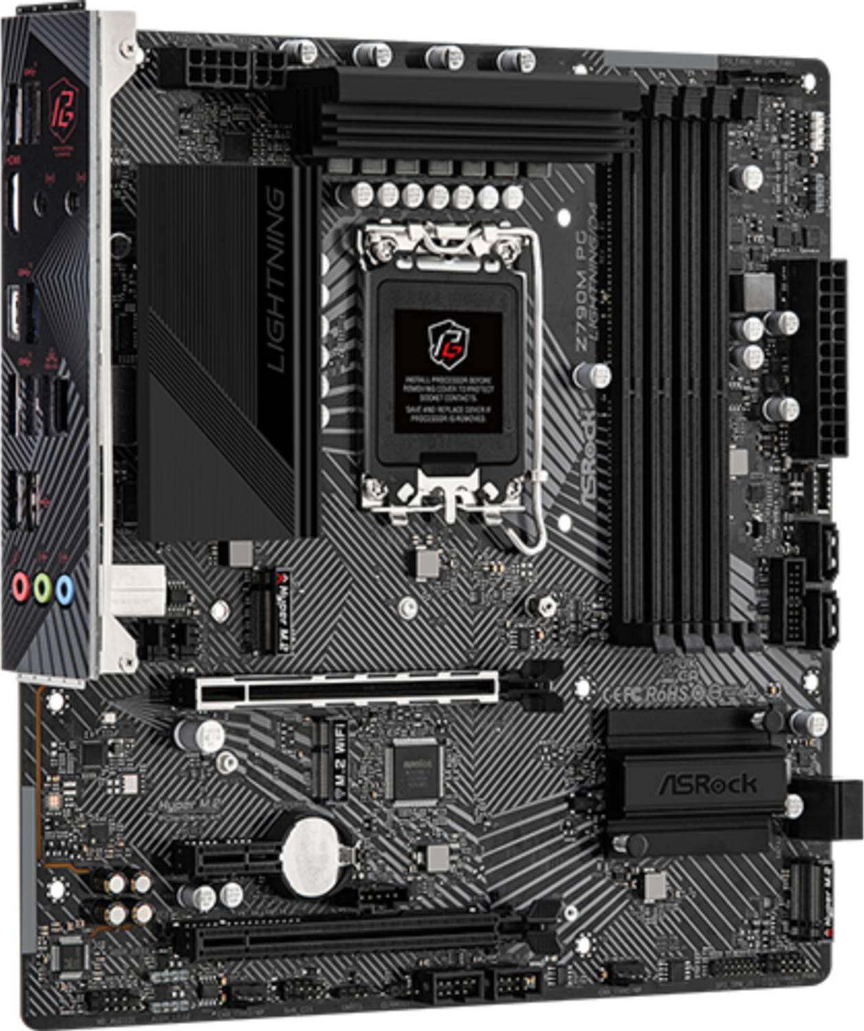 ASRock Z790M PG Lightning/D4 LGA 1700Socket Micro-ATX Intel Z790