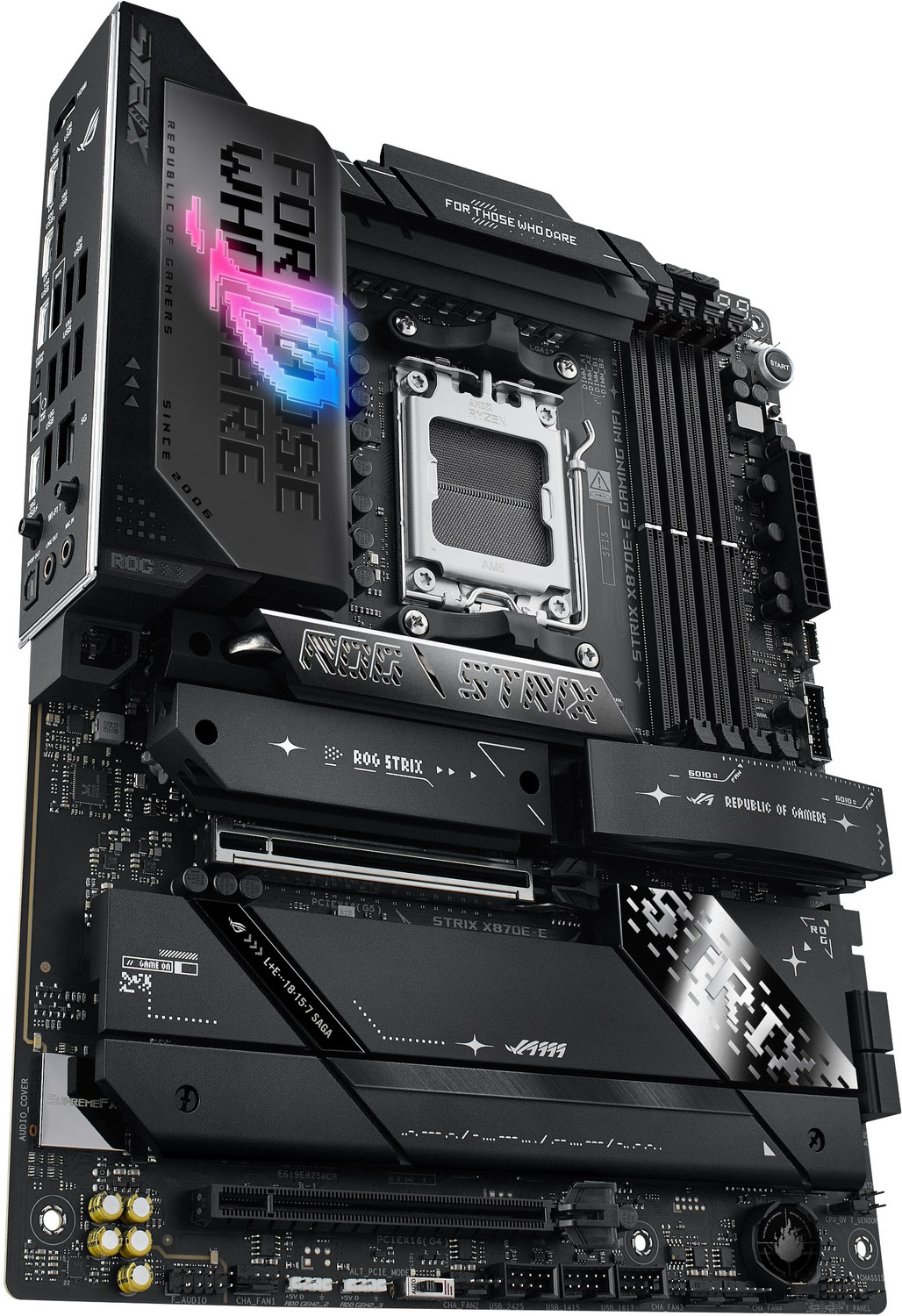 Image of ASUS ROG STRIX X870E-E GAMING WIFI AM5Socket ATX AMD X870 Chipset DDR5 Motherboard for Desktop