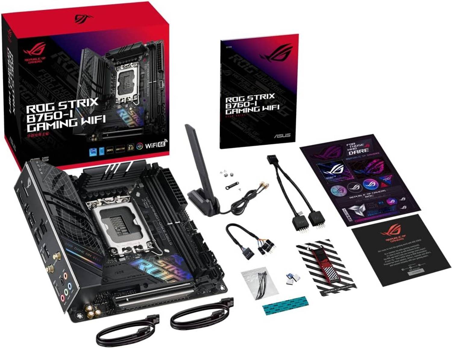 ASUS ROG STRIX B760-I GAMING WIFI Intel® B760 Chipset DDR5 LGA