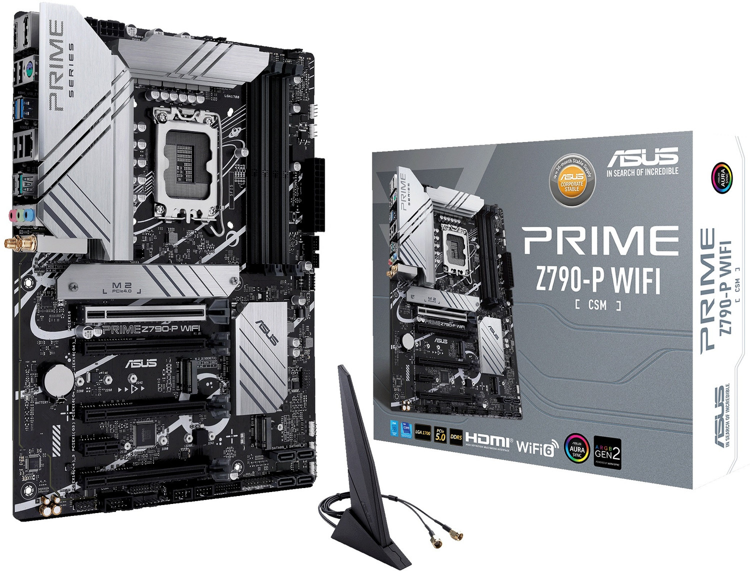 Image of ASUS PRIME Z790 P WIFI CSM LGA 1700Socket ATX Intel Z790 Chipset DDR5 Motherboard for Desktop