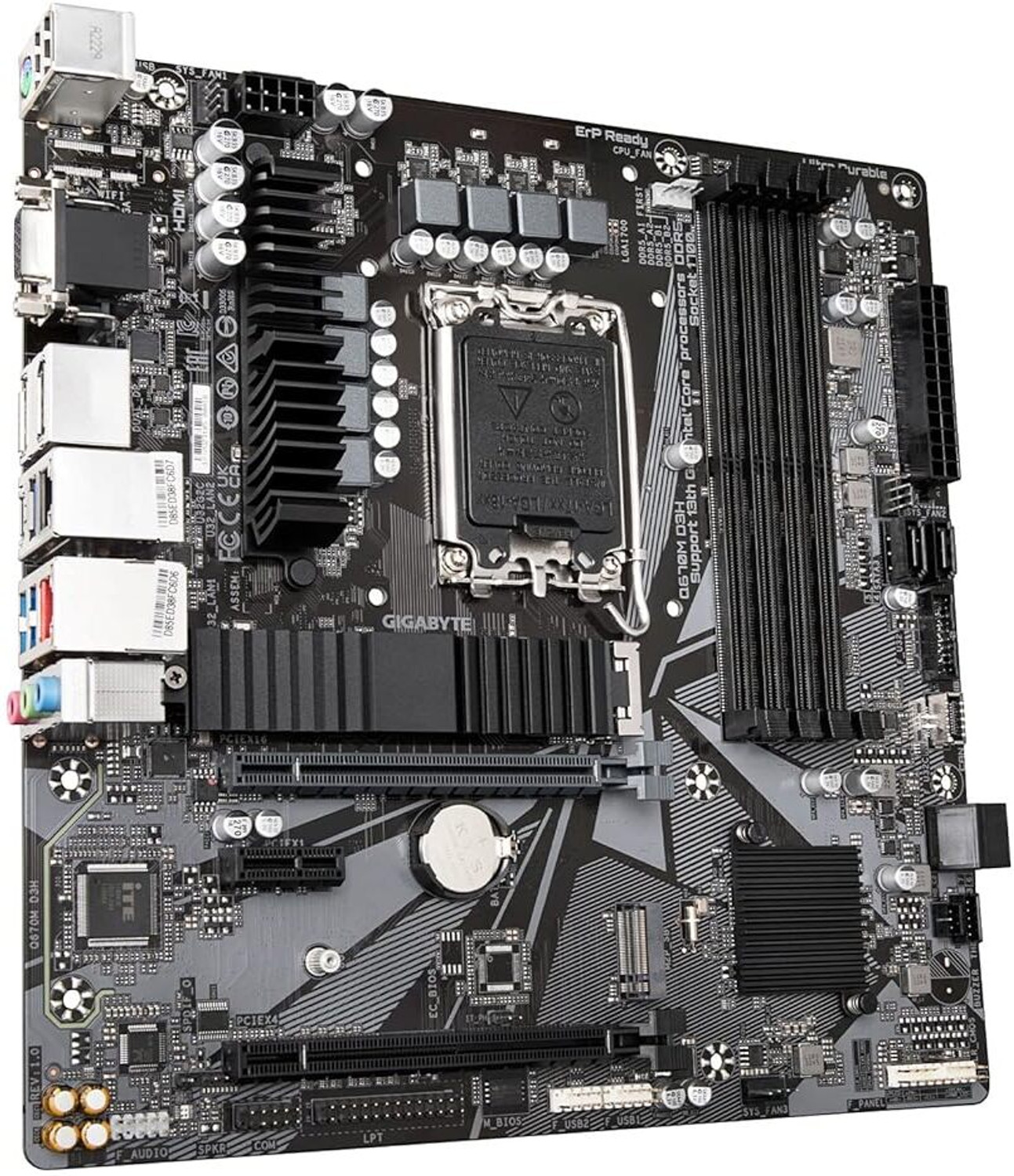 Image of GIGABYTE Q670M D3H DDR5 LGA1700-Intel- Q670-M-ATX LGA 1700Socket Micro-ATX Intel Q670 Chipset DDR5 Motherboard for Desktop