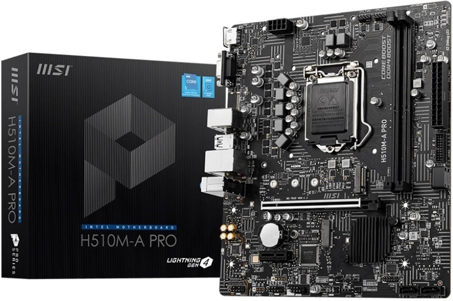 MSI H510M-A PRO LGA 1200Socket Micro-ATX Intel H510 Chipset DDR4