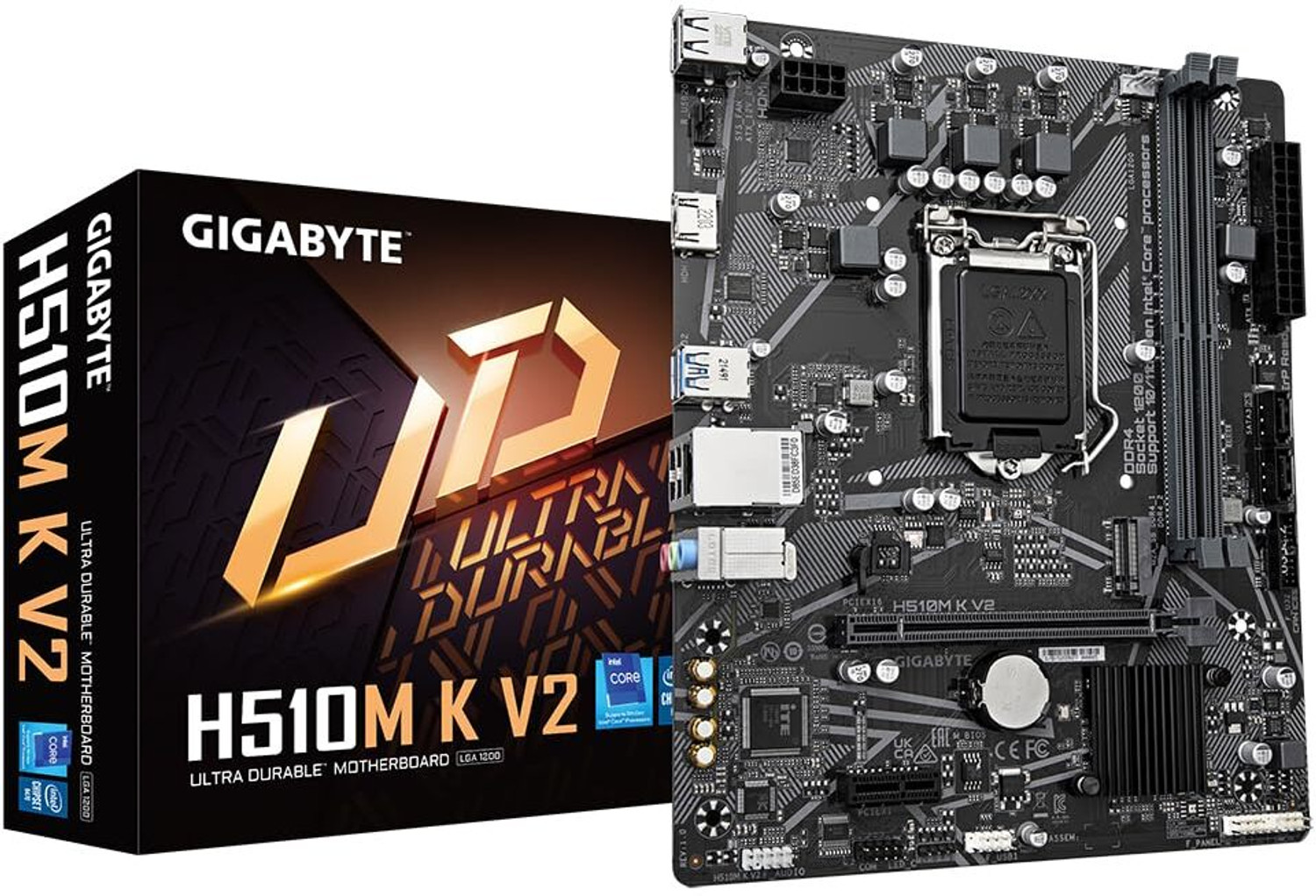 Image of GIGABYTE H510M K V2 LGA 1200Socket Micro-ATX Intel H470 Chipset DDR4 Motherboard for Desktop