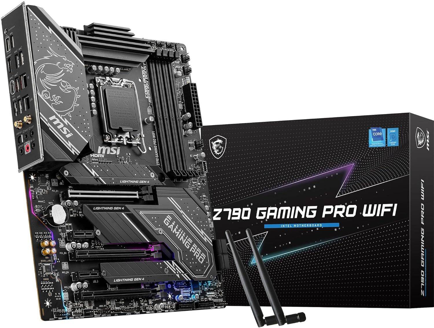 Intel i9-13900KF MSI Z790 DDR5 32GB セット MSI ?Z790 GAMING PRO WIFI DDR5 Support Intel® Core™ 14th/ 13th
