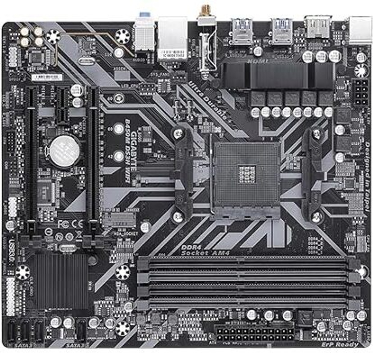 Image of GIGABYTE B450M DS3H WIFI AM4Socket Micro-ATX AMD B450 Chipset DDR4 Motherboard for Desktop