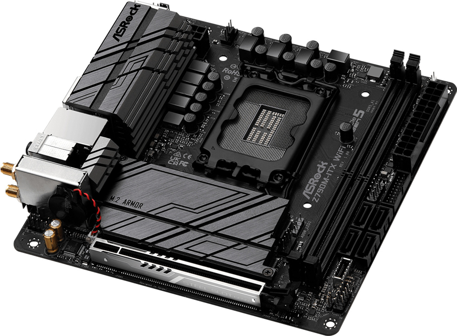 Image of ASRock Z790M -ITX WiFi LGA 1700Socket Mini-ITX Intel Z790 Chipset DDR5 Motherboard for Desktop